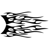 2 PCS/Set D-751 Flame Pattern Car Modified Decorative Sticker, D-751
