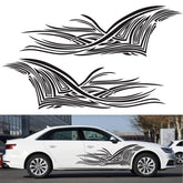 2 PCS/Set D-752 Lines Pattern Car Modified Decorative Sticker, D-752