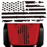D-778 American Flag Pattern Car Modified Decorative Sticker, D-778