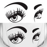 D-821 Beauty Eyes Pattern Car Modified Decorative Sticker, D-821