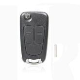 For Opel Car Foldable Blade Key Case with Screw Hole, 2-button HU100 without Slot, 3-button HU100 without Slot