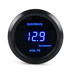 Car Modified 12V Universal 52mm Blue Light Digital Display Meter, Voltmeter, Water Temperature Gauge, Oil Temperature Gauge, Oil Pressure Gauge, Turbo Boost Gauge BAR, Turbo Boost Gauge PSI, Tachometer
