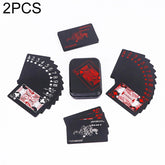 2 PCS Plastic Waterproof PVC Poker Cards, 5.7 x 8.7cm