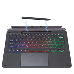 KF17S Tri-color Backlit Touch Bluetooth Keyboard, For Microsoft Surface Pro 8/Pro X