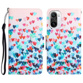 Colored Drawing Leather Phone Case, For Xiaomi Poco F3