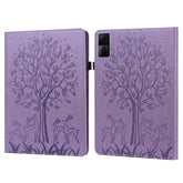 Tree & Deer Pattern Pressed Printing Leather Tablet Case, For Xiaomi Redmi Pad 10.61 2022