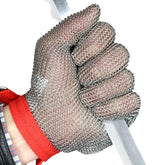 304 Stainless Steel 5 Fingers Steel Ring Anti-cutting Labor Protection Gloves, XXS, XS, S, M, L, XL