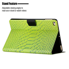 Solid Color Crocodile Texture Leather Smart Tablet Case, For iPad Air / Air 2 / 9.7 2017 / 9.7 2018, For iPad 10.2 / 10.5, For iPad 10th Gen 10.9 2022