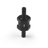 Car Aluminium Alloy Fuel Petrol One Way Non Return Check Valve, 6mm Black, 8mm Black, 10mm Black, 12mm Black