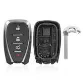 For Chevrolet / Opel 3+1 Button + Horn Button Car Key Case Remote Control Shell, For Chevrolet