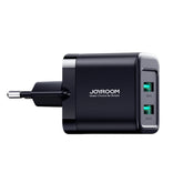 JOYROOM JR-TCN01 2.4A Dual Ports USB Charger, EU Plug, UK Plug