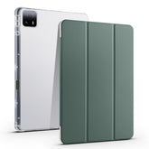3-fold Clear TPU Smart Leather Tablet Case with Pen Slot, For Xiaomi Pad 6 Max 14