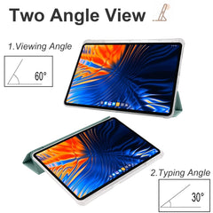 3-fold Clear TPU Smart Leather Tablet Case with Pen Slot, For Xiaomi Pad 6 Max 14