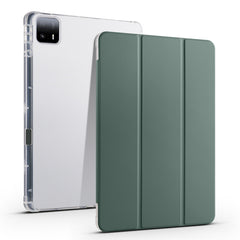 3-fold Clear TPU Smart Leather Tablet Case with Pen Slot, For Xiaomi Pad 6 Max 14