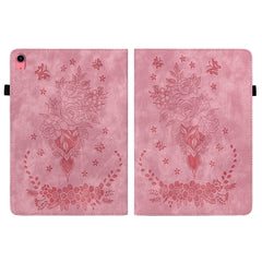 Butterfly Rose Embossed Leather Tablet Case, For iPad 10th Gen 10.9 2022