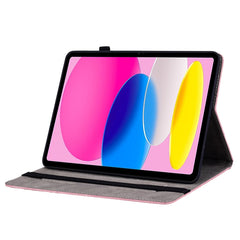 Butterfly Rose Embossed Leather Tablet Case, For iPad 10th Gen 10.9 2022