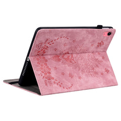 Butterfly Rose Embossed Leather Tablet Case, For iPad 10th Gen 10.9 2022