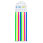 Transparent Strip Color Fluorescent Waterproof Sticky Note Long Strip Index Sticker