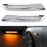2 PCS Car Fender Light LED Leaf Board Side DC12V / 1.7W for BMW, Yellow Light, A, C, D, F