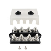 RV Modified Yacht Double-row 4-way Busbar with Dust Cover, CP-3156 M8, CP-3157 M10