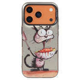 Animal Pattern Oil Painting Series PC + TPU Phone Case, For iPhone 18 Pro / 17 Pro