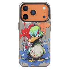 Animal Pattern Oil Painting Series PC + TPU Phone Case, For iPhone 18 Pro / 17 Pro
