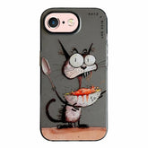 Animal Pattern Oil Painting Series PC + TPU Phone Case, For iPhone 6s / 6