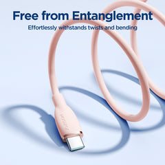JOYROOM SA29-AC3 3A USB to USB-C/Type-C Liquid Silicone Fast Charging Data Cable, Length: 1.2m, USB to Type-C (1.2m)