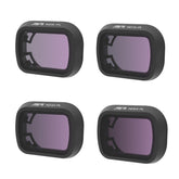 For DJI Mini 4 Pro JSR KB Series Drone Camera Lens Filter, 4 in 1 NDPL, 4 in 1 CPL ND16/32/64, 4 in 1 Wide CPL ND8/16, 6 in 1 UV CPL ND8/16/32/64, Wide CPL ND8/16/32/64 STAR, CPL ND8/16/32/64/256/1000 NIGHT, 12 in 1 UV CPL ND NDPL STAR