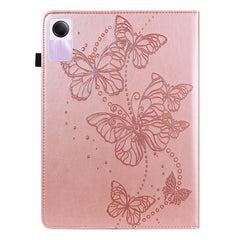 Embossed Butterfly Pattern Horizontal Flip Leather Tablet Case, For Xiaomi Redmi Pad SE
