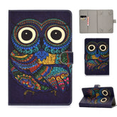 Universal Colored Drawing Pattern Horizontal Flip PU Leather Case with Holder & Card Slots, For 7 inch, For 8 inch