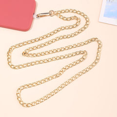 Metal Chain Crossbody Chain Phone Lanyard with Clip,Length: 1.25m, K1646-7mm, K1647-7mm, K1648-8mm, K1649-8mm, K1650-9mm, K1651-9mm, K1652-12mm, K1653-7.5mm, K1654-4.2mm, K1655-4.2mm, K1656-11mm, K1657-6mm, K1658-6mm, K1659-4mm, K1660-6mm, K1661-10mm