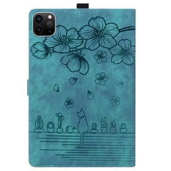 Cartoon Sakura Cat Embossed Smart Leather Tablet Case, For iPad Pro 13 2025 / 2024, For iPad Pro 11 2025 / 2024, For iPad mini 6 / mini 2024