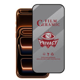 Full Coverage HD Privacy Ceramic Film, For iPhone 17 Pro Max, For iPhone 17 Pro, For iPhone 17, For iPhone Air, For iPhone 16 Pro Max, For iPhone 16 Pro, For iPhone 16 Plus, For iPhone 16, For iPhone 15 Pro Max, For iPhone 15 Pro, For iPhone 15 Plus