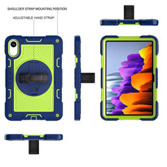 360 Degree Rotation PC Contrast Silicone Tablet Case, For Xiaomi Redmi Pad 2, For Xiaomi Pad 7 / 7 Pro