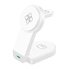 B-23 3 in 1 Foldable Magnetic Wireless Charger Phone Holder, EU Plug, US Plug, UK Plug, AU Plug