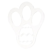 Acrylic Easter Decoration Rabbit Footprint Template, Single Footprint, Dual Footprint