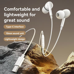 Yesido YH45 Digital Chip USB-C/Type-C Wired Earphone with Microphone, YH45
