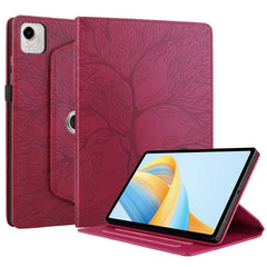 Tree Life Embossed Rotation Leather Tablet Case, For Honor Pad X9a / X9 Pro, For Honor Pad X8a, For Honor Pad 9