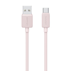 USAMS US-SJ698 USB to USB-C / Type-C 3A Striped Fast Charge Data Cable, 2m, 1m