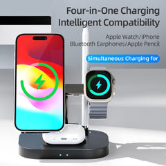 ROCK W52 4 in 1 Multifunctional Foldable Wireless Charger Stand, W52