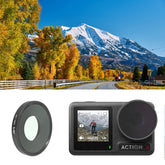 For DJI Osmo Action 4 JUNESTAR Threaded Camera Lens Filter, MCUV, CPL, ND8, ND16, ND32, ND64, ND1000, ND8PL, ND16PL, ND32PL, ND64PL, NIGHT, STAR, Streak Gold Drawing, Streak Blue Drawing, Macro 15X