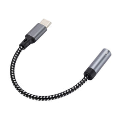13cm AUX 3.5mm Female to Type-C Cable Audio Cable, 3.5mm Female to Type-C Audio Cable