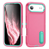 Rugged PC + Silicone Phone Case with Holder, For iPhone 17 Air