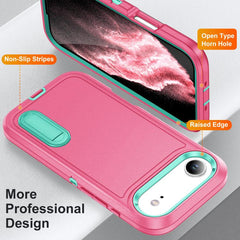 Rugged PC + Silicone Phone Case with Holder, For iPhone Air