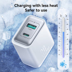 JOYROOM JR-TCF15 30W USB+USB-C / Type-C Fast Charger, EU Plug
