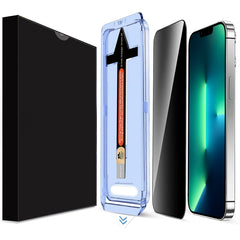 LK Easy Install Privacy Tempered Glass Film, For iPhone 13 Pro Max, For iPhone 13 / 13 Pro, For iPhone 12 / 12 Pro, For iPhone 12 Pro Max, For iPhone 11 Pro Max, For iPhone 11, For iPhone 11 Pro