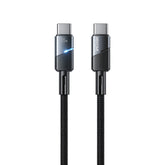 WK WDC-38 Intelligent Power-off 1m PD65W Type-C to Type-C Fast Charging Data Cable, WDC-38