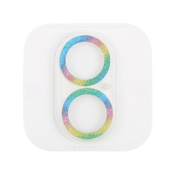 Glitter Ring Tempered Glass Camera Lens Film, For iPhone 16 / 16 Plus