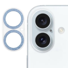 Glitter Ring Tempered Glass Camera Lens Film, For iPhone 17, For iPhone 16 Pro / 16 Pro Max